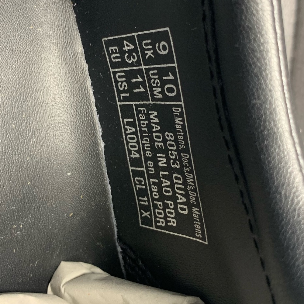 NIB Dr. Martens Quad Retro Shoes 11 - Picture 9 of 12